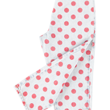 Piupiuchick | trousers, light blue denim w/ red dots