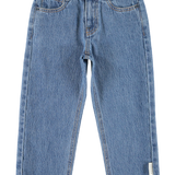 Piupiuchick | unisex trousers, washed navy denim