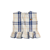 Fun Tartan woven blouse
