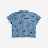 Pickles The Dog all over denim shirt
