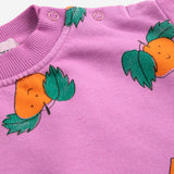 Tangerine all over sweatshirt