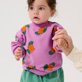 Tangerine all over sweatshirt
