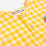 Pixel Strawberry vichy woven blouse