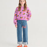 Pickles The Dog Striped denim pants