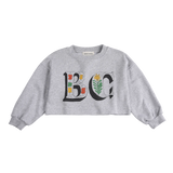 Spring Letters cropped sweatshirt