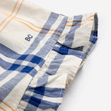 Fun Tartan ruffled woven shorts