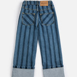 Pickles The Dog Striped denim pants