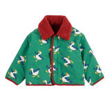 La Oca all over reversible sheepskin jacket