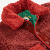 La Oca all over reversible sheepskin jacket
