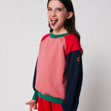 Tic Tac Toe color block sweatshirt