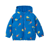 Mush Monster Duo Allover reversible anorak - Blue