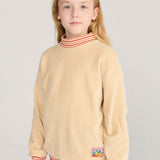 Bobo Choses | Taxi Saurus Tag velvet sweatshirt