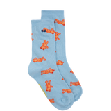 Bobo Choses | Softpaw Monster all over short socks – Light Blue