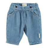 Baby trousers | Washed navy denim
