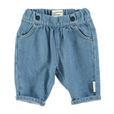 Baby trousers | Washed navy denim