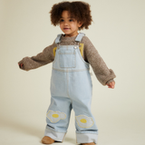 Blythe Egg Patch Denim Dungaree