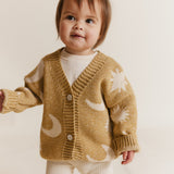 Cozmo Golden Moon Stars Cardigan