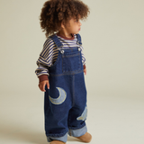 Blythe Indigo Denim Patch Dungaree