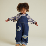 Blythe Indigo Denim Patch Dungaree