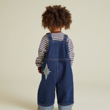 Blythe Indigo Denim Patch Dungaree