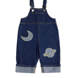 Blythe Indigo Denim Patch Dungaree
