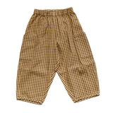 Emerson Ochre Gingham Trouser