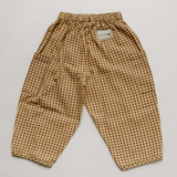 Emerson Ochre Gingham Trouser