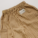 Emerson Ochre Gingham Trouser