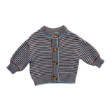 Emil Coco Sky Stripe Cardigan