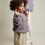 Emil Coco Sky Stripe Cardigan