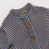 Emil Coco Sky Stripe Cardigan