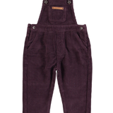 Dungarees | Aubergine corduroy