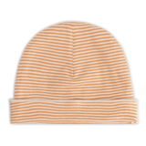 Baby Beanie GOTS - Melon/cream