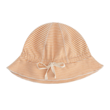 Baby Sun Hat GOTS - Melon/cream