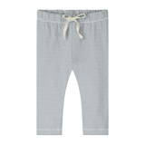 Baby Leggings GOTS - Stone Gray/Cream