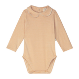 Baby Collar Onesie GOTS - Melon/Cream