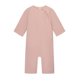 Baby Suit with Snaps GOTS - Faded Pink