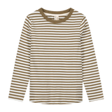L/S Tee GOTS -Woody/Cream