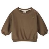 Baby Dropped Shoulder Sweater - Woody