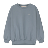 Dropped Shoulder Sweater GOTS - Stone Gray