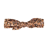 Headband w/ bow | Light pink flowers
