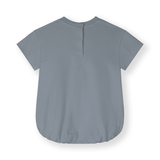 Baby Tee Suit GOTS - Stone Gray