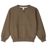 Bomber Sweatshirt w/ Zip GOTS - Woody