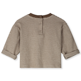 Baby L/S Pocket Tee GOTS -Woody/Cream
