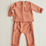 soft bamboo baby pants - ginger