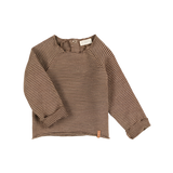 Sim Knit Sweater - Pebble Stripe