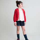 SOFT KNIT CARDIGAN POPPY RED