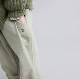DRILL GIRLY PANTS EUCALYPTUS