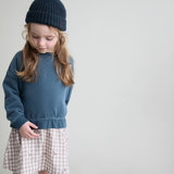 VICHY COMBI DRESS GREY