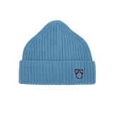 Beanie Blue Rib Knit